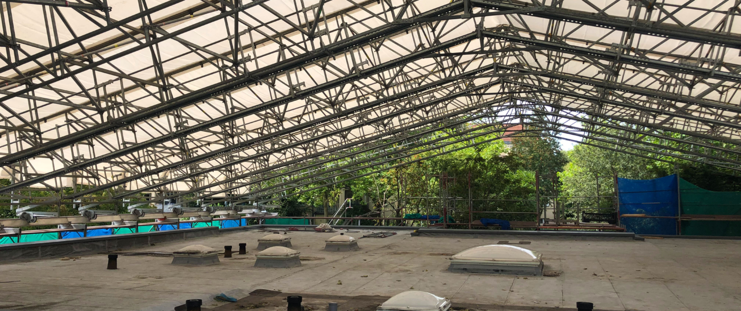 Dachsanierung einer Kita